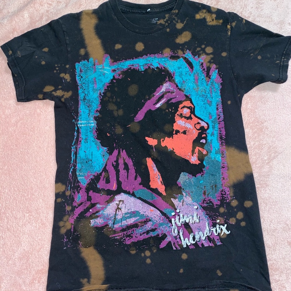 Jimi Hendrix bleached tee